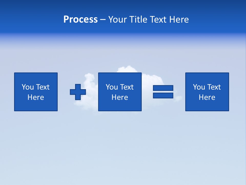 Freedom Blue White PowerPoint Template