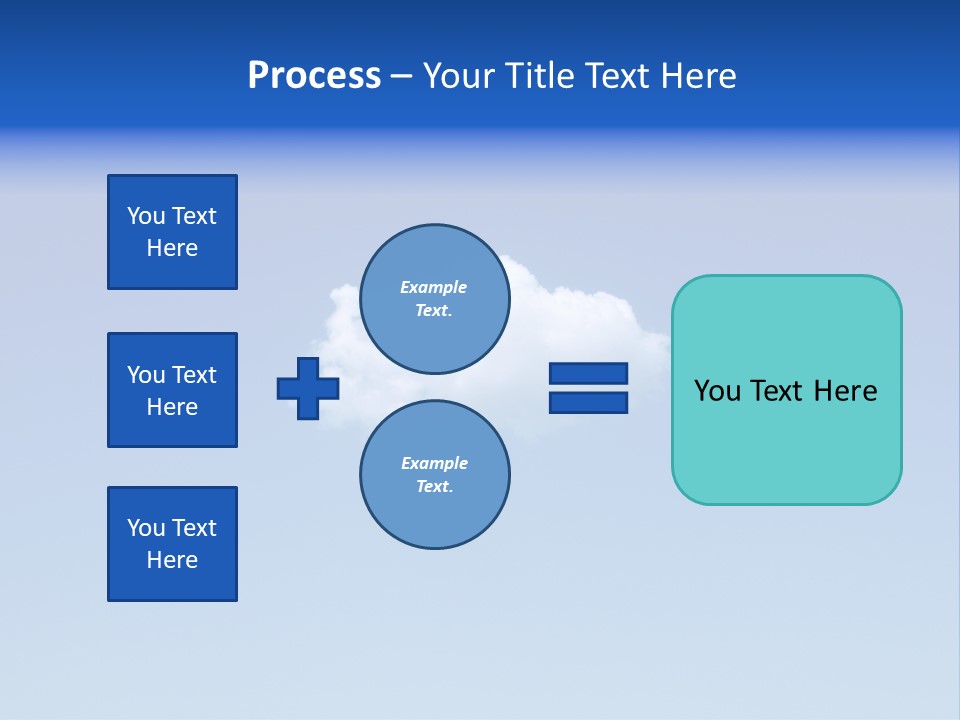Freedom Blue White PowerPoint Template