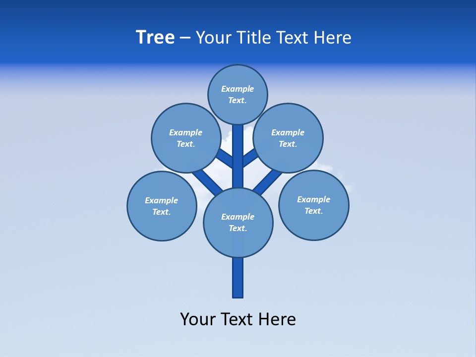 Freedom Blue White PowerPoint Template