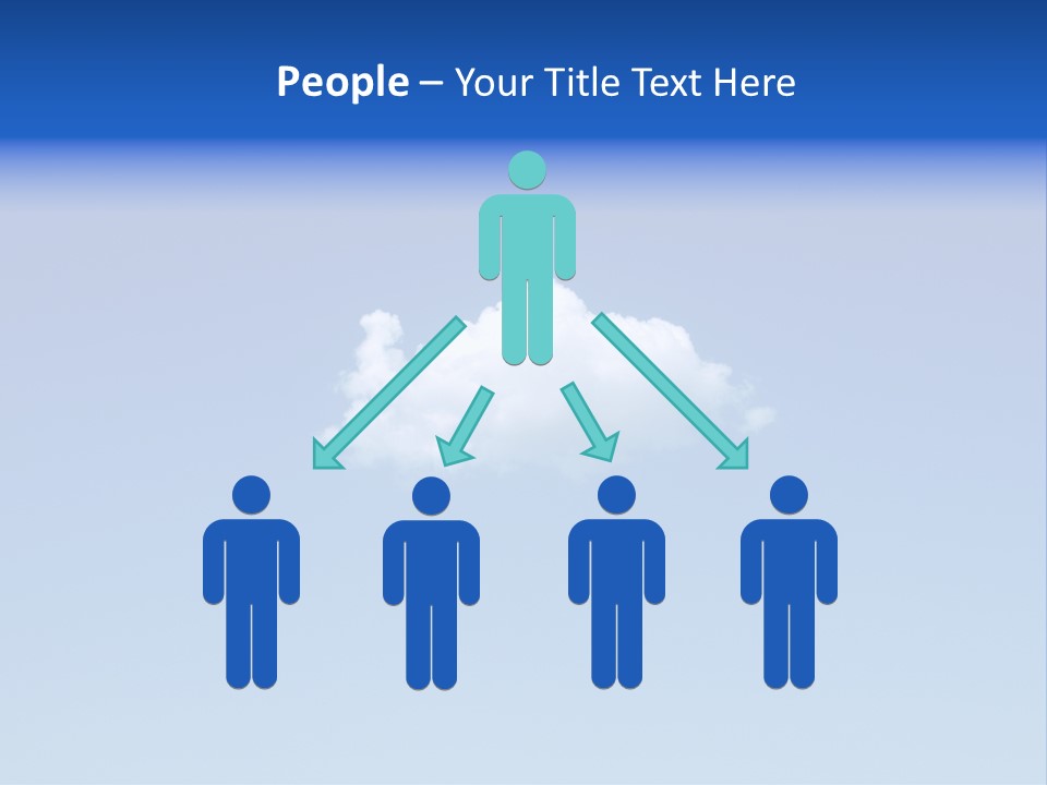 Freedom Blue White PowerPoint Template