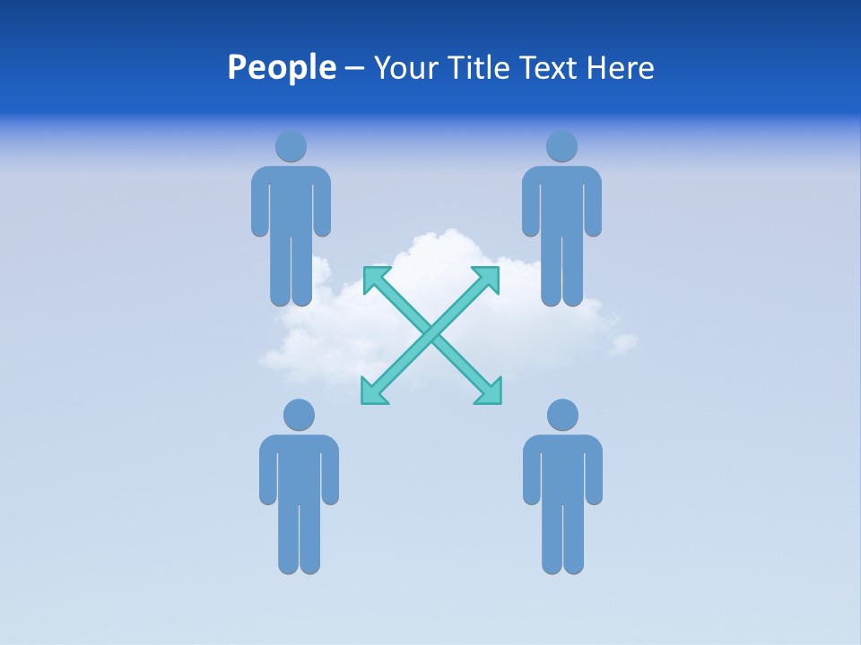 Freedom Blue White PowerPoint Template