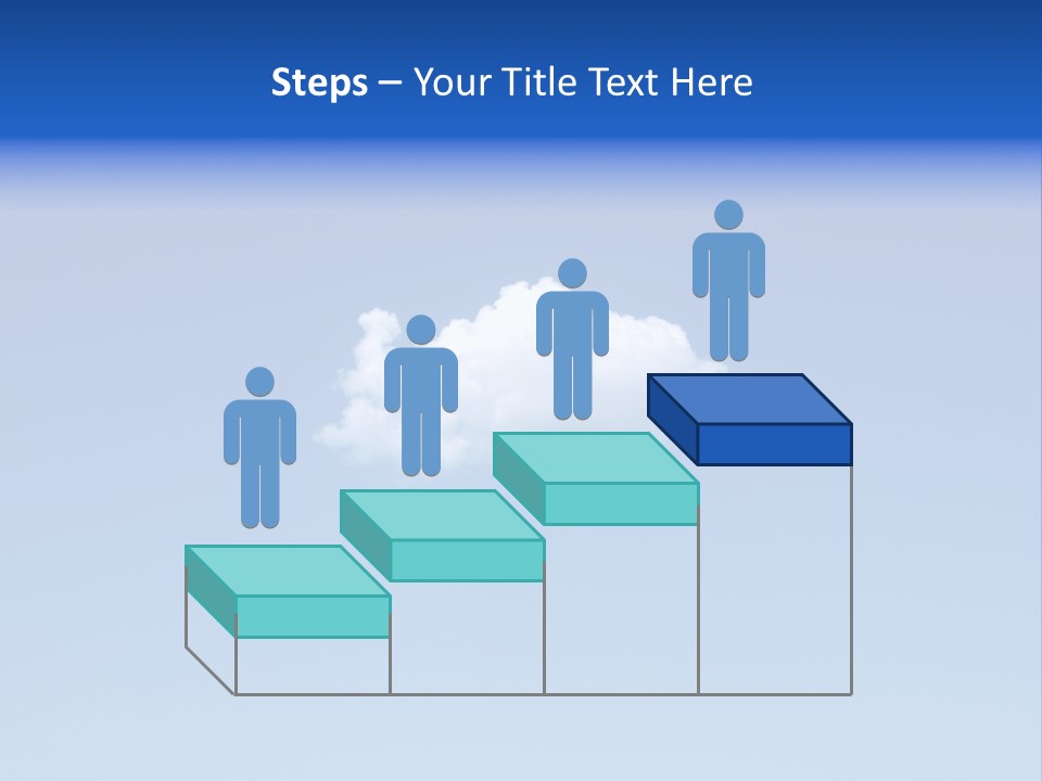 Freedom Blue White PowerPoint Template