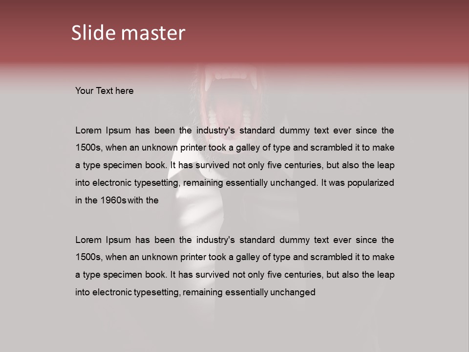 Monkey Primate One PowerPoint Template