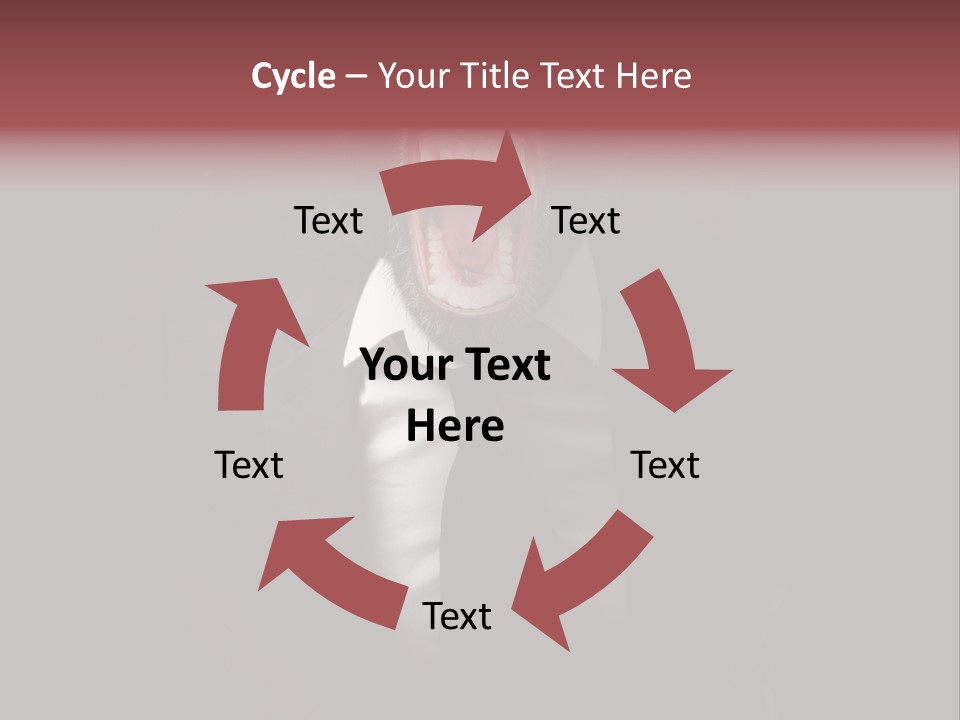 Monkey Primate One PowerPoint Template