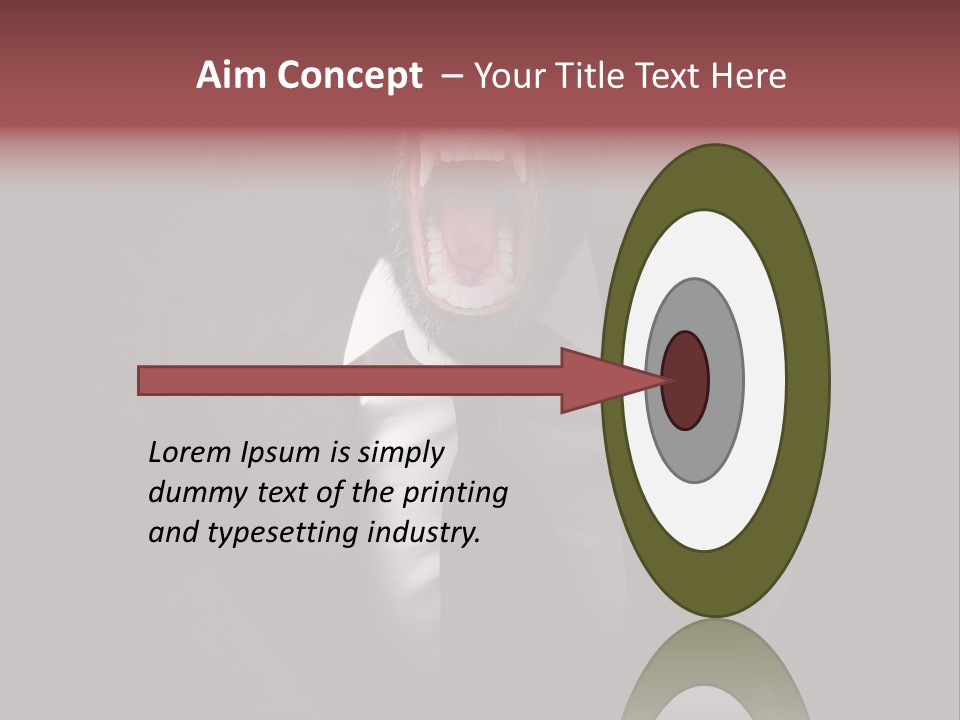 Monkey Primate One PowerPoint Template