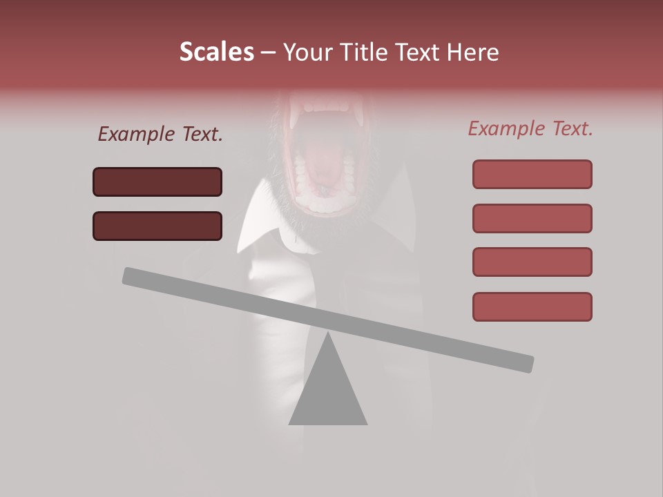 Monkey Primate One PowerPoint Template