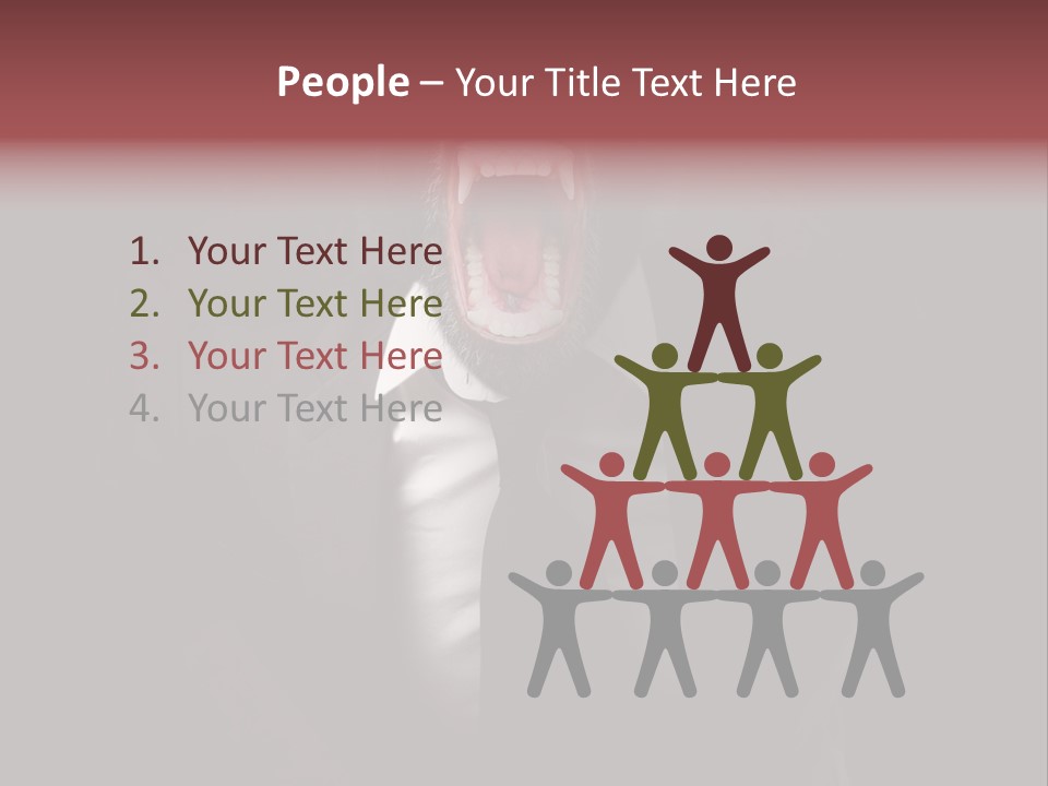 Monkey Primate One PowerPoint Template