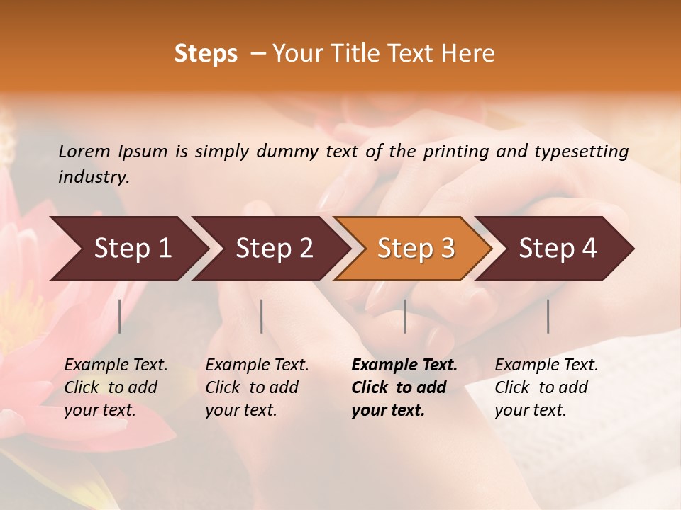 Care Health Relaxing PowerPoint Template