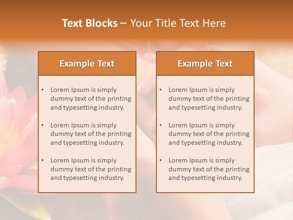 Care Health Relaxing PowerPoint Template