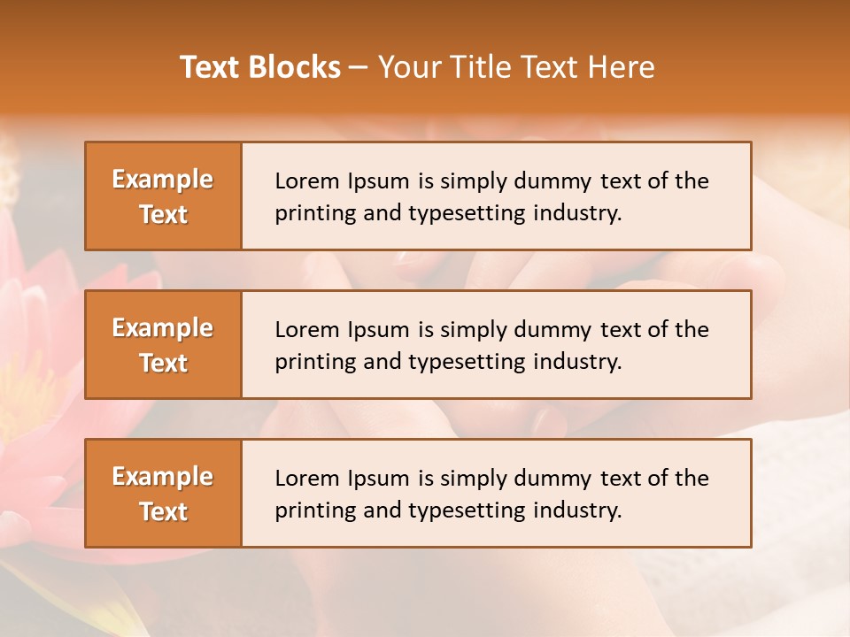 Care Health Relaxing PowerPoint Template