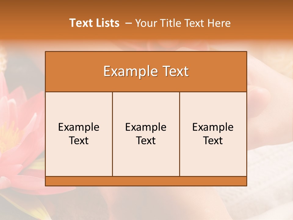 Care Health Relaxing PowerPoint Template