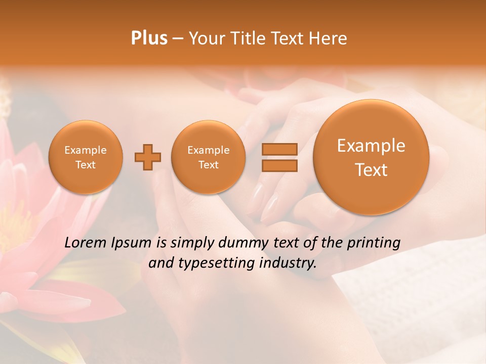 Care Health Relaxing PowerPoint Template
