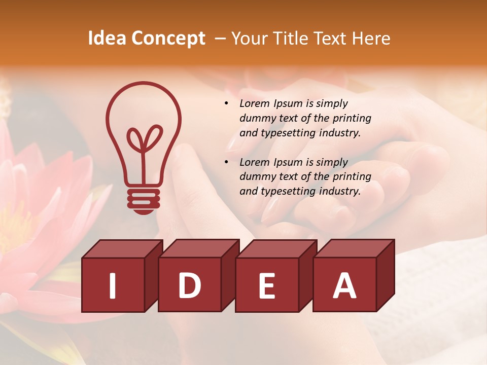 Care Health Relaxing PowerPoint Template