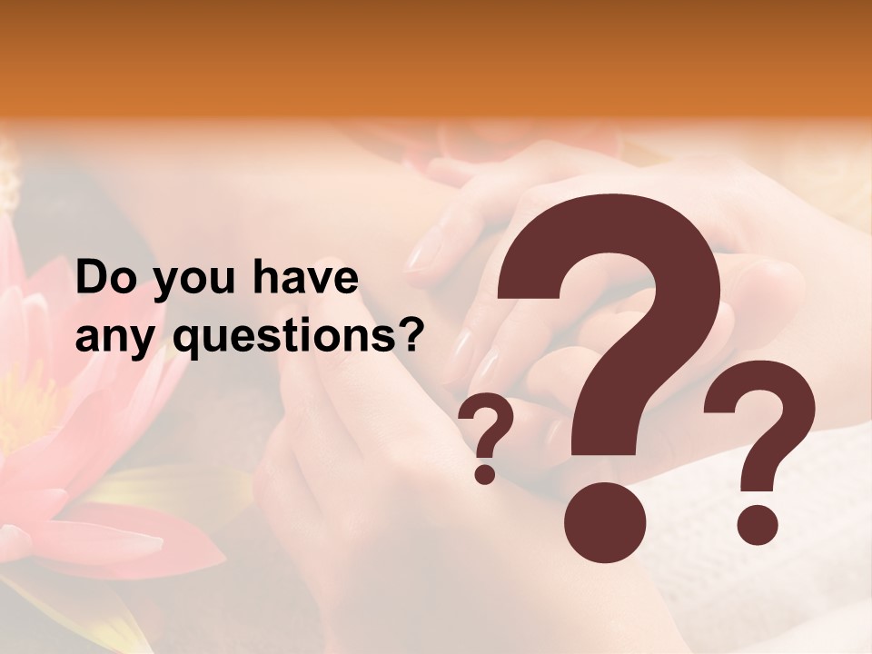 Care Health Relaxing PowerPoint Template