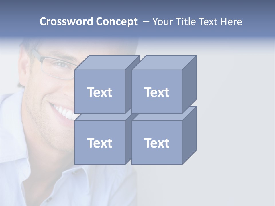 Face Smart White PowerPoint Template