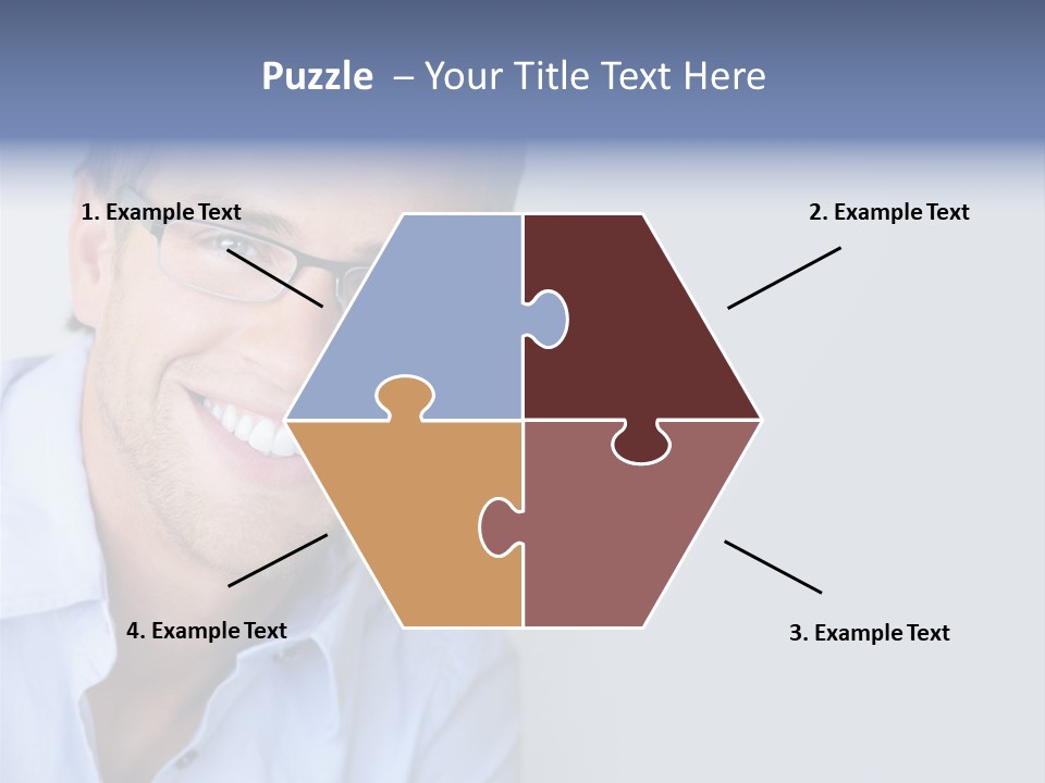 Face Smart White PowerPoint Template