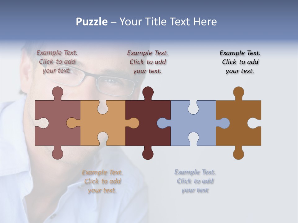 Face Smart White PowerPoint Template