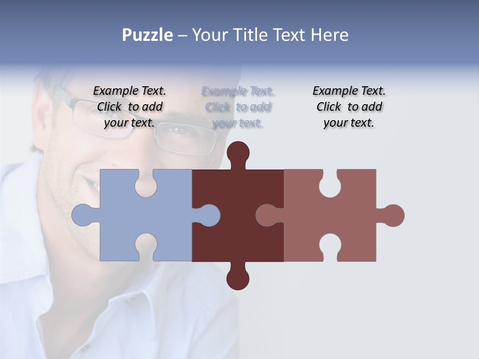 Face Smart White PowerPoint Template