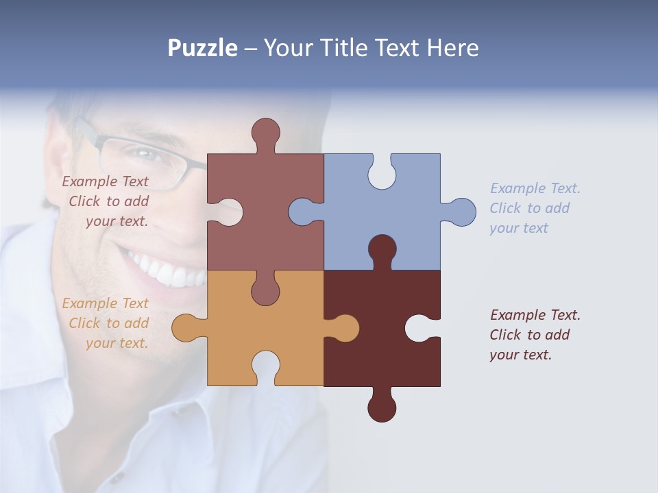 Face Smart White PowerPoint Template