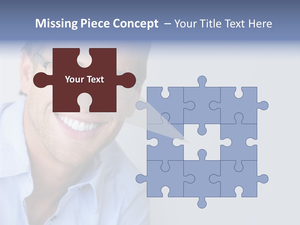 Face Smart White PowerPoint Template