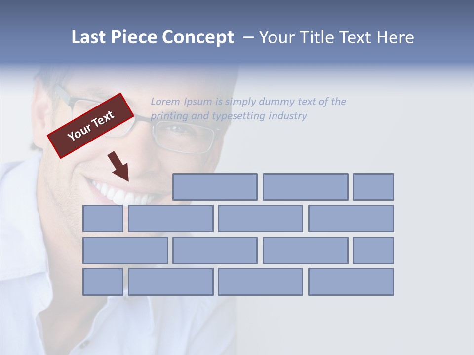 Face Smart White PowerPoint Template
