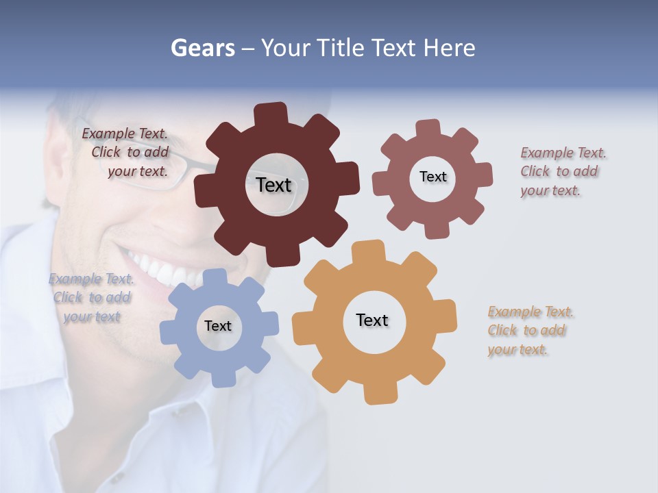 Face Smart White PowerPoint Template