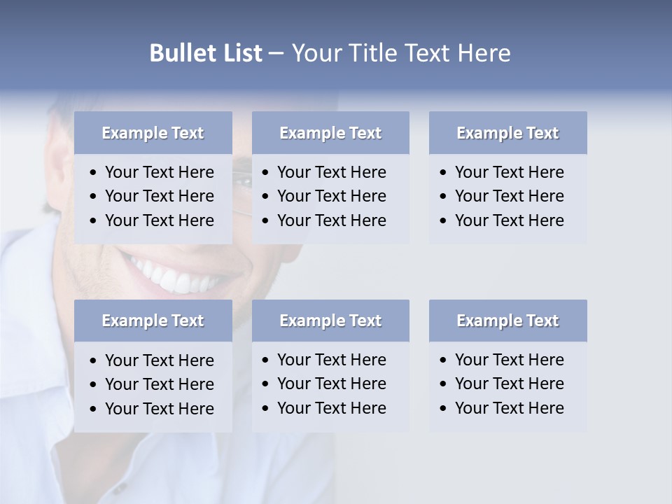 Face Smart White PowerPoint Template