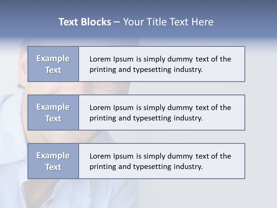 Face Smart White PowerPoint Template