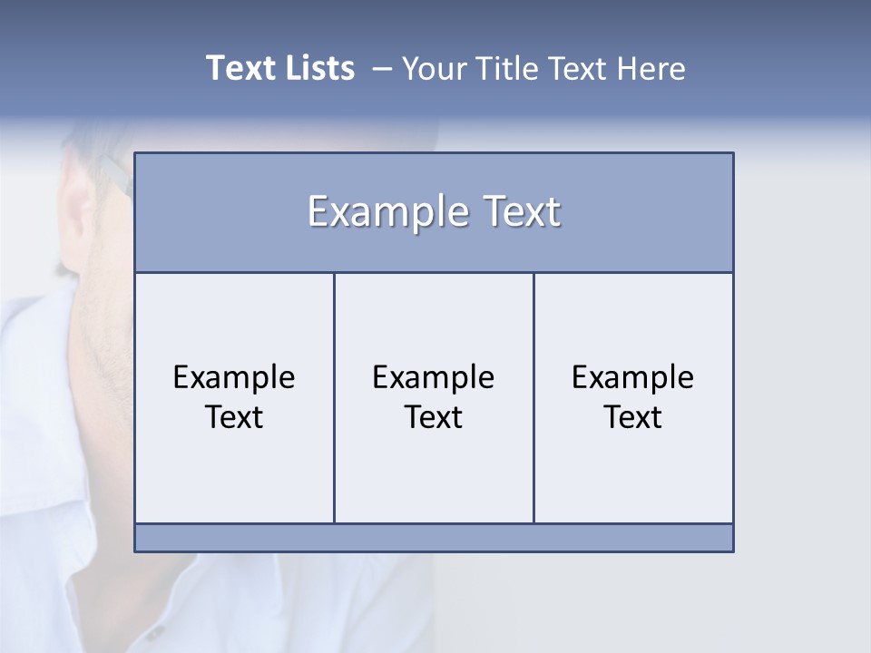 Face Smart White PowerPoint Template