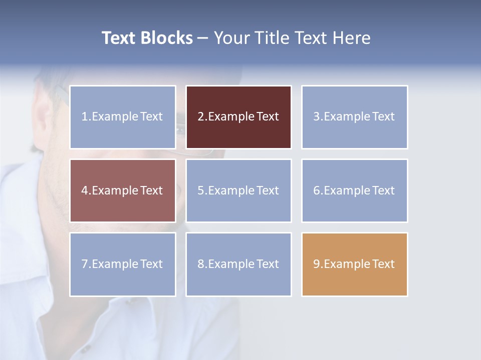 Face Smart White PowerPoint Template