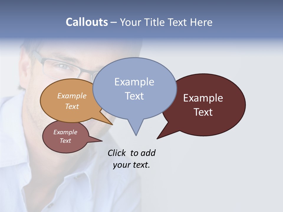 Face Smart White PowerPoint Template