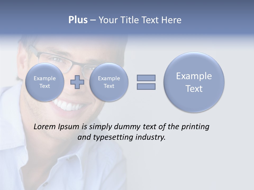 Face Smart White PowerPoint Template