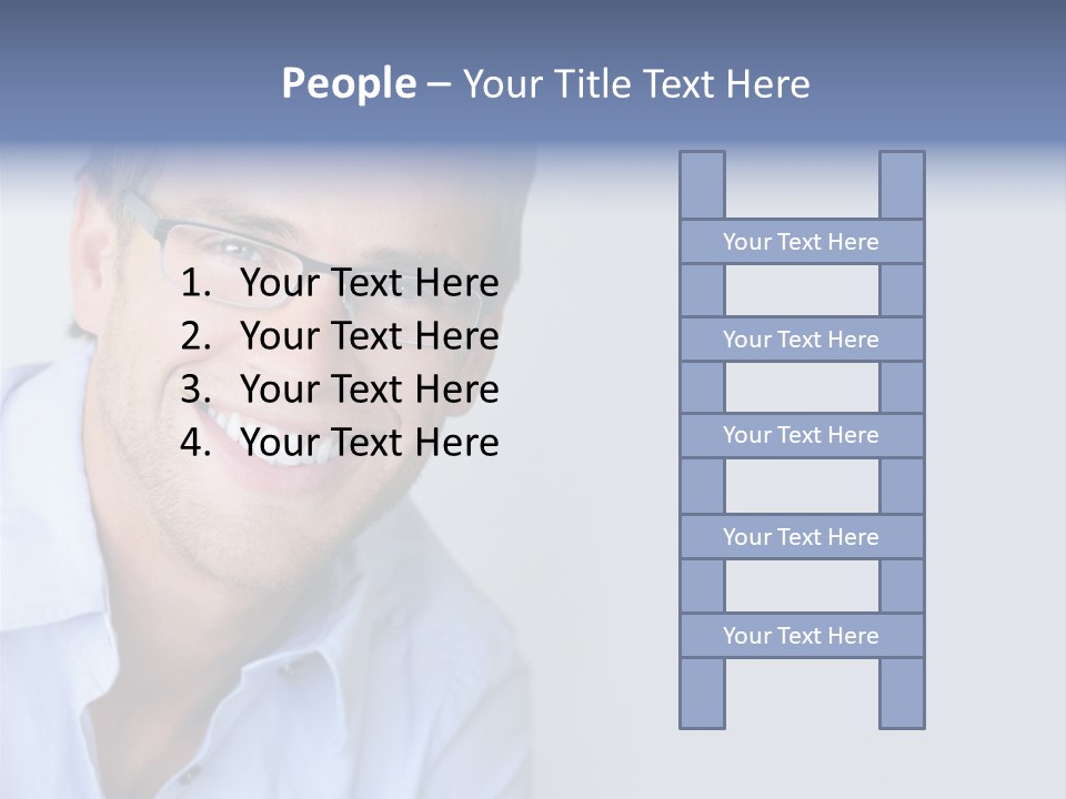 Face Smart White PowerPoint Template