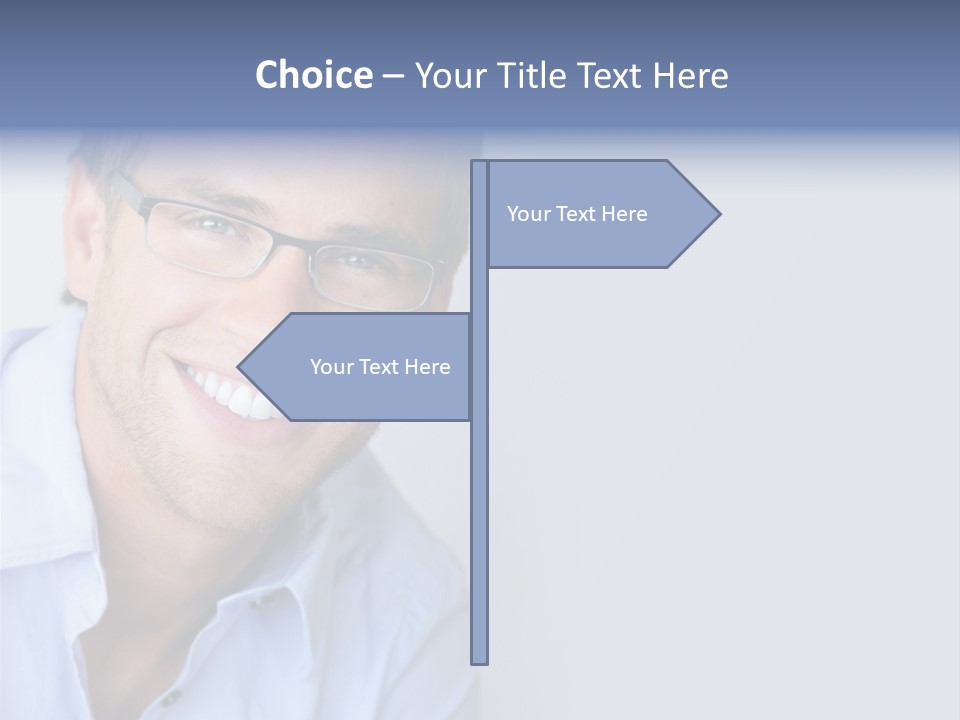 Face Smart White PowerPoint Template