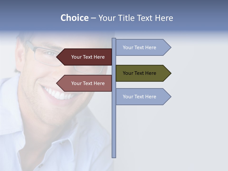 Face Smart White PowerPoint Template