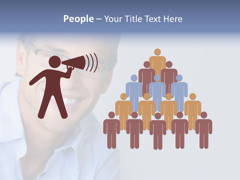 Face Smart White PowerPoint Template