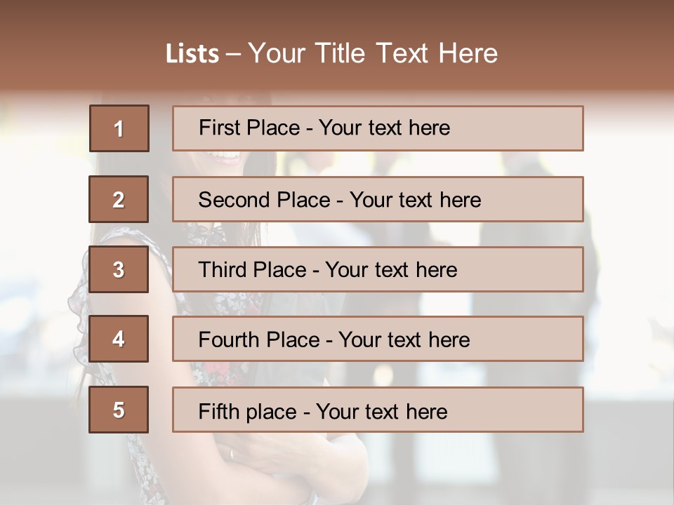 Beauty Attractive People PowerPoint Template