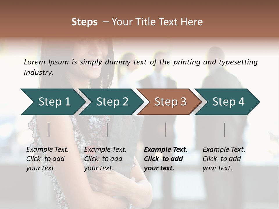 Beauty Attractive People PowerPoint Template