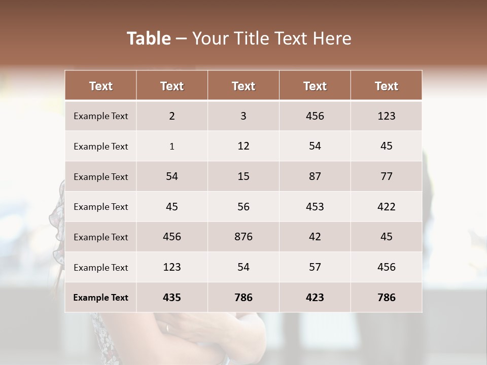 Beauty Attractive People PowerPoint Template