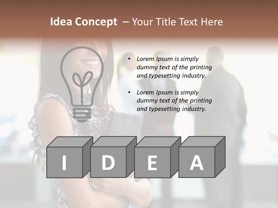 Beauty Attractive People PowerPoint Template