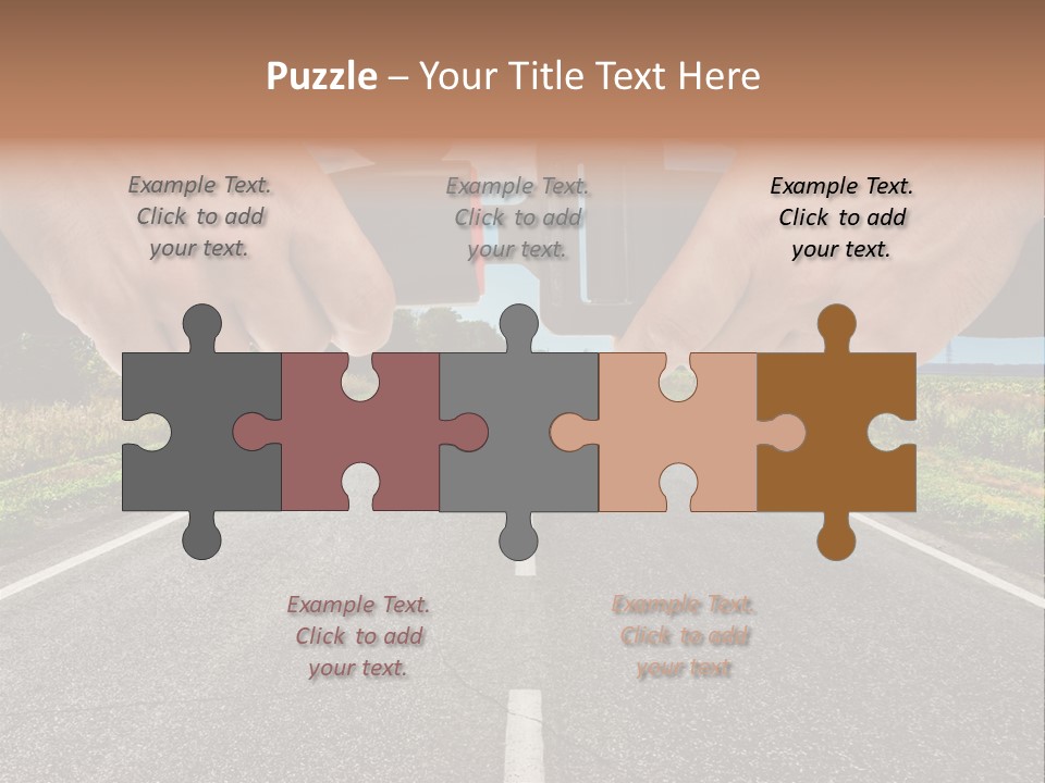 Seatbelt Speed Journey PowerPoint Template
