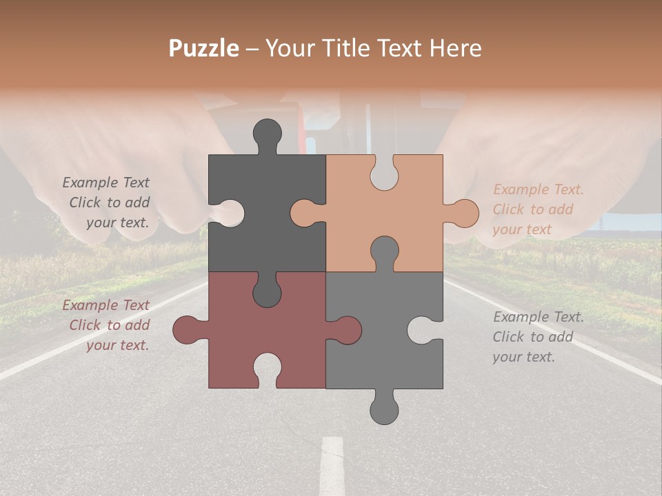 Seatbelt Speed Journey PowerPoint Template