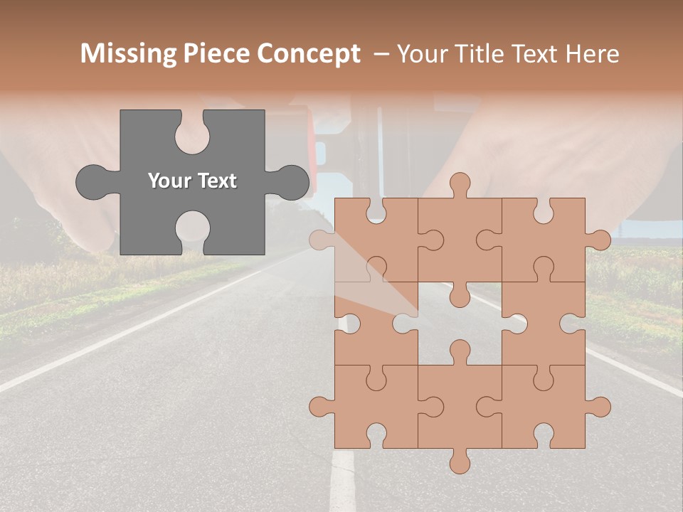 Seatbelt Speed Journey PowerPoint Template