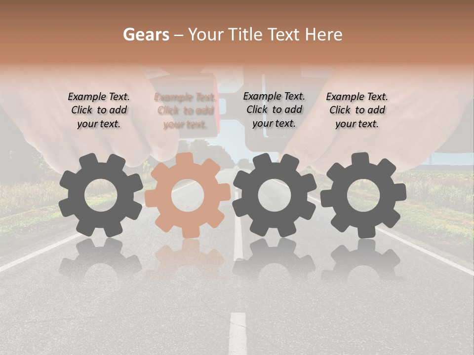 Seatbelt Speed Journey PowerPoint Template