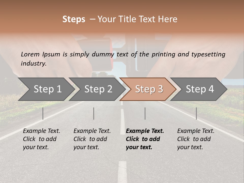 Seatbelt Speed Journey PowerPoint Template