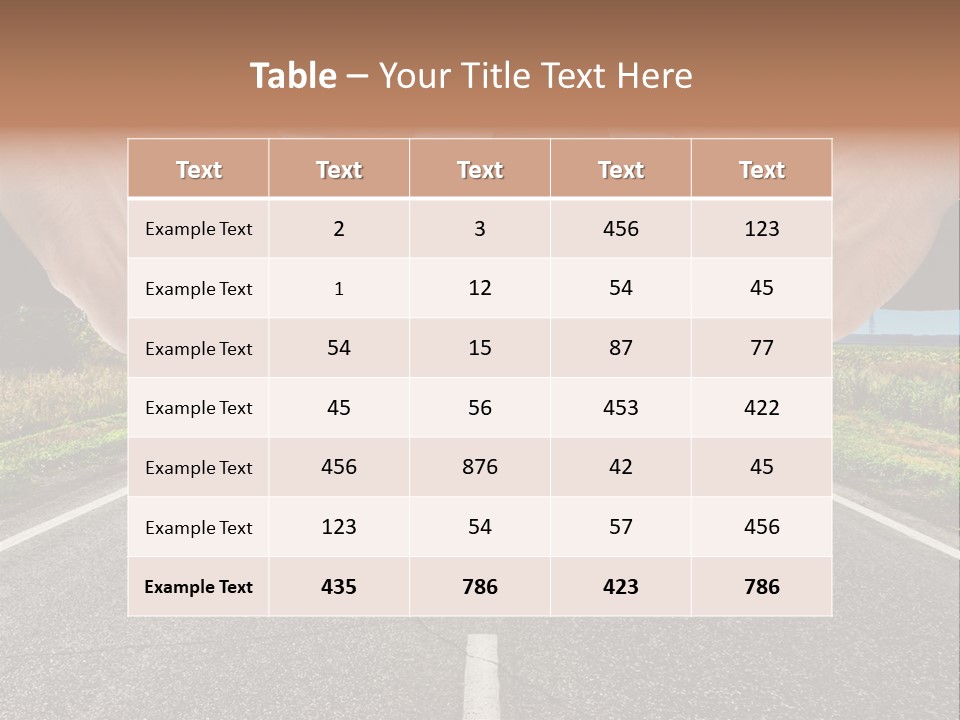 Seatbelt Speed Journey PowerPoint Template
