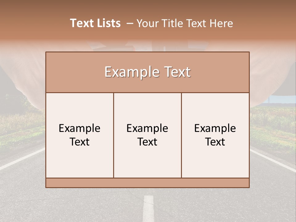 Seatbelt Speed Journey PowerPoint Template
