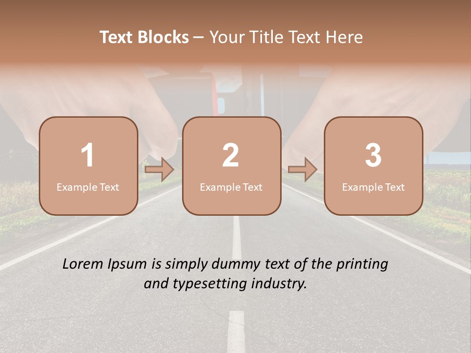 Seatbelt Speed Journey PowerPoint Template