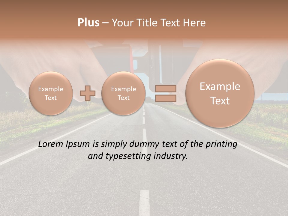 Seatbelt Speed Journey PowerPoint Template