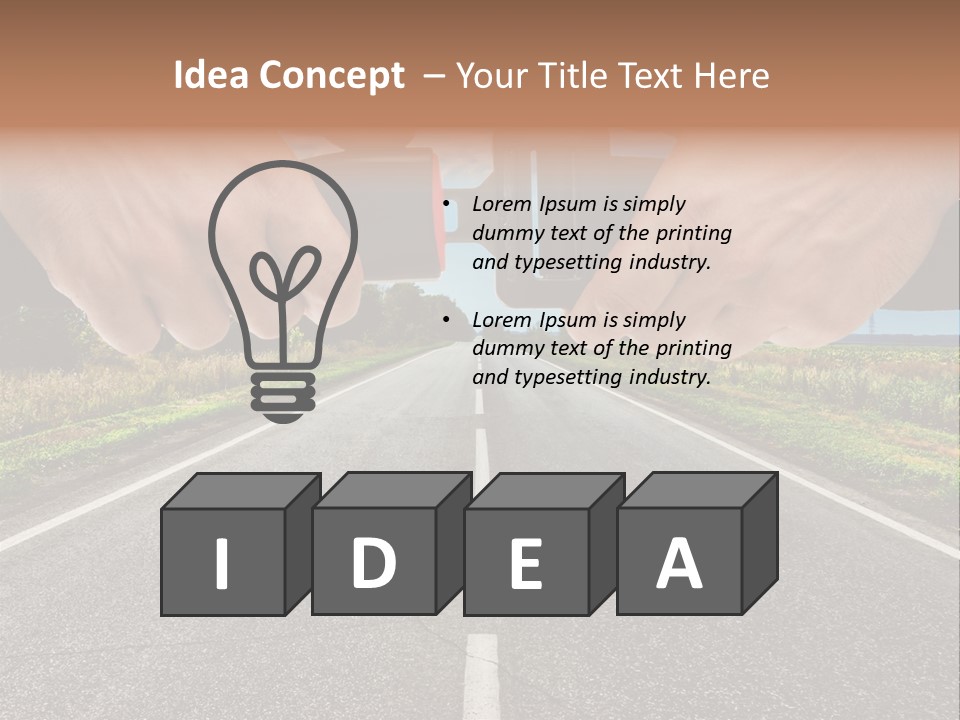 Seatbelt Speed Journey PowerPoint Template